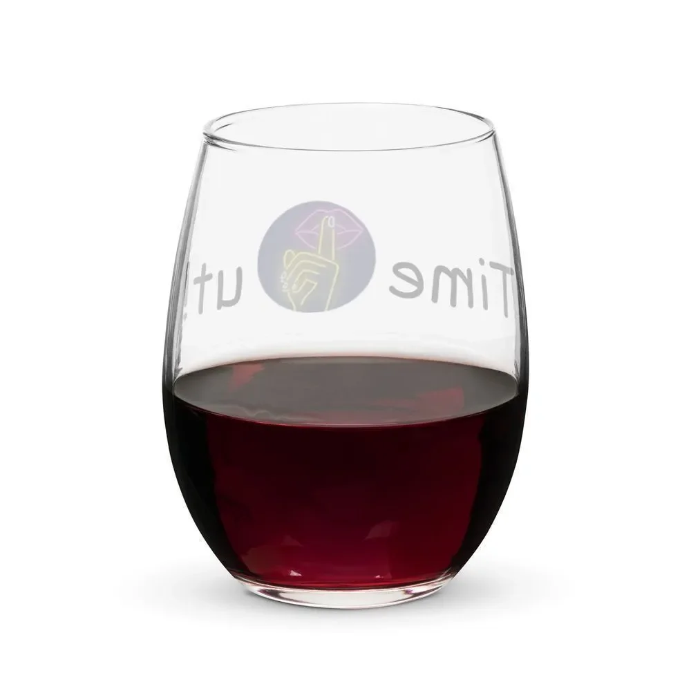 Timeout Stemless Wine Glass – Limited Edition (15 oz)